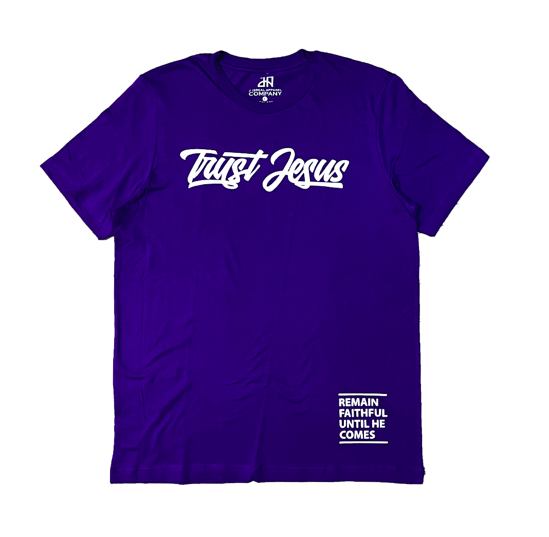 TRUST JESUS NAVY T-SHIRT