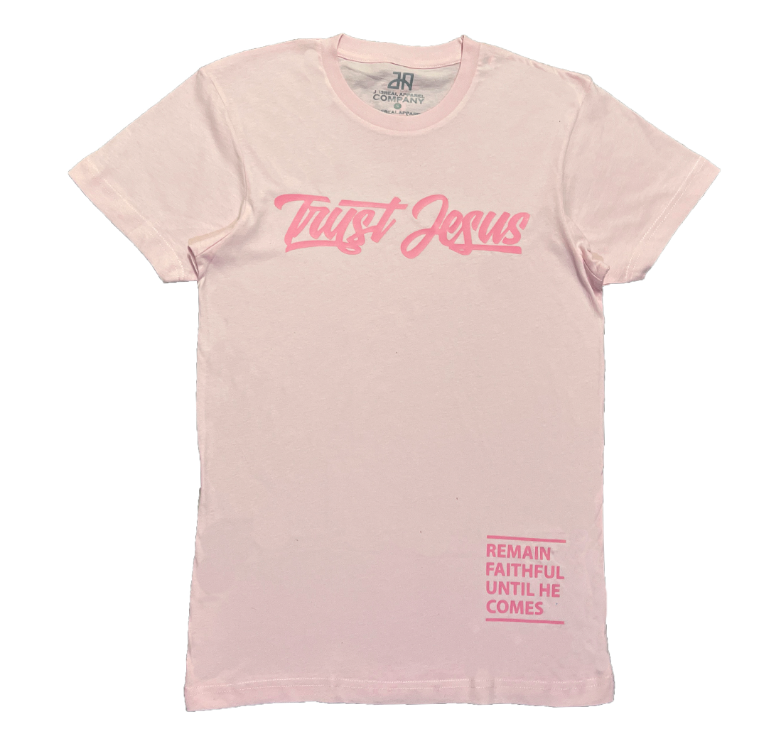 TRUST JESUS PINK T-SHIRT