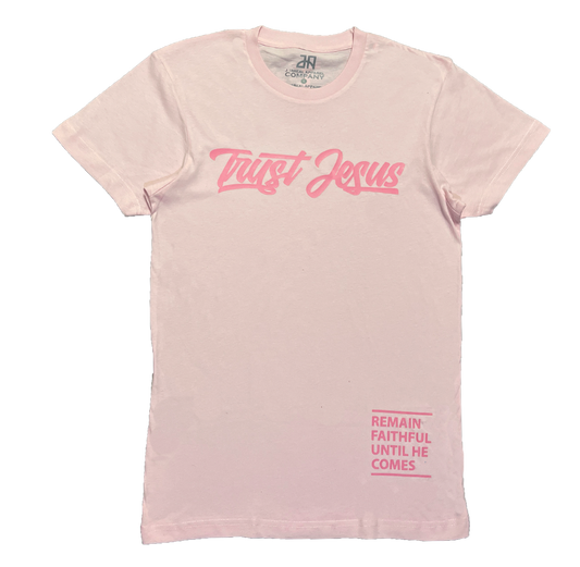 TRUST JESUS PINK T-SHIRT