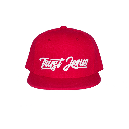 TRUST JESUS RED HAT